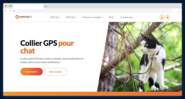 Weenect, le meilleur collier GPS pour chat