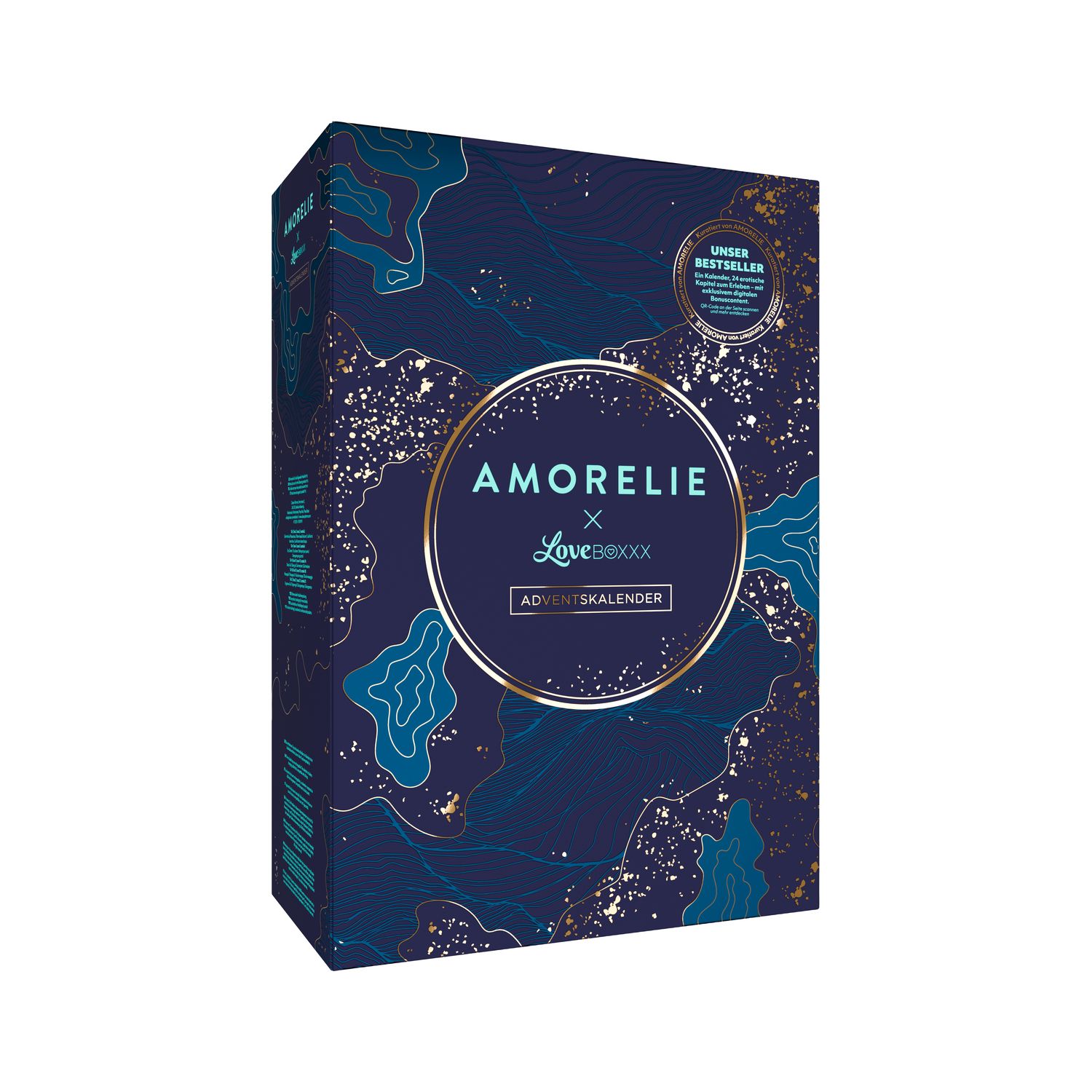 Amorelie x Loveboxxx Luxury : coffret bleu fermé
