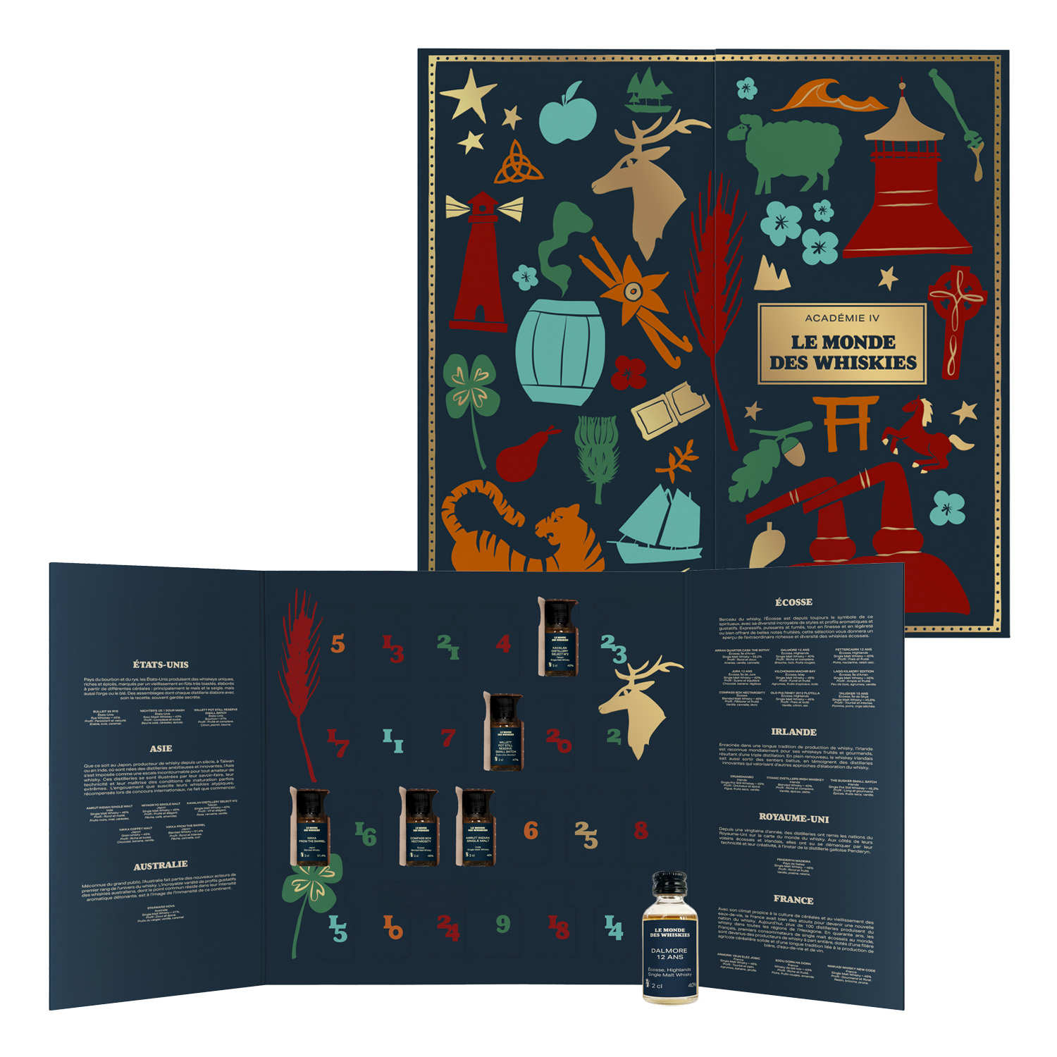 Calendrier de l’Avent Le Monde des Whiskies