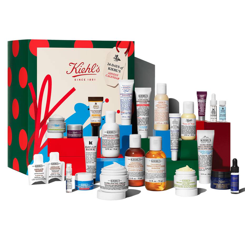 Calendrier de l’Avent Kiehl’s 24 Soins Visage et Corps