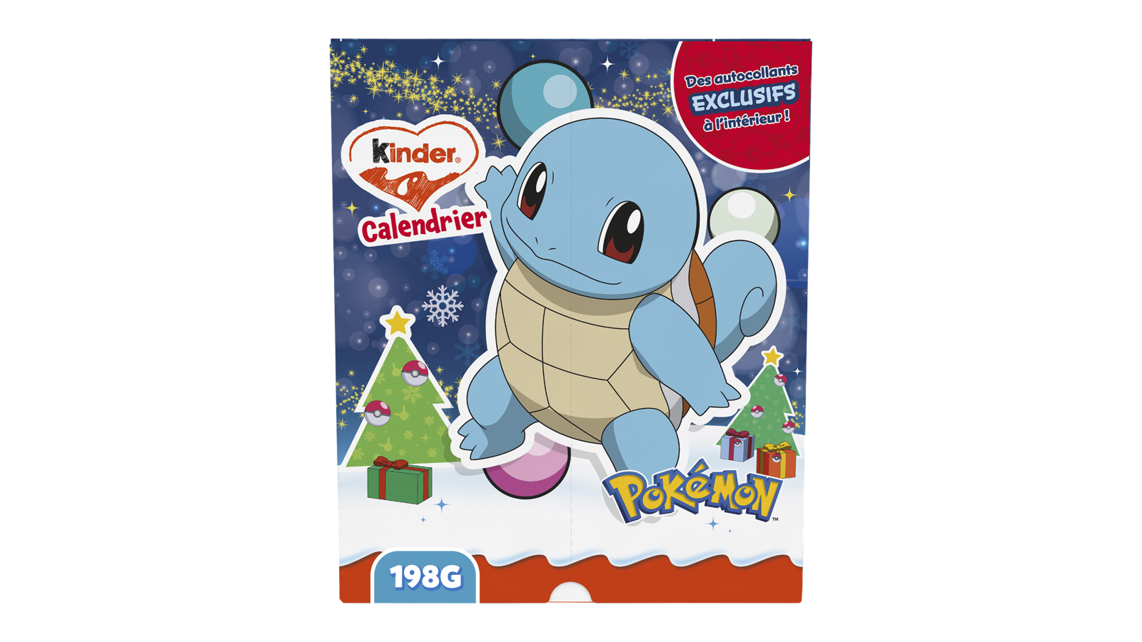 Calendrier de l’Avent Kinder Pokémon 198 g