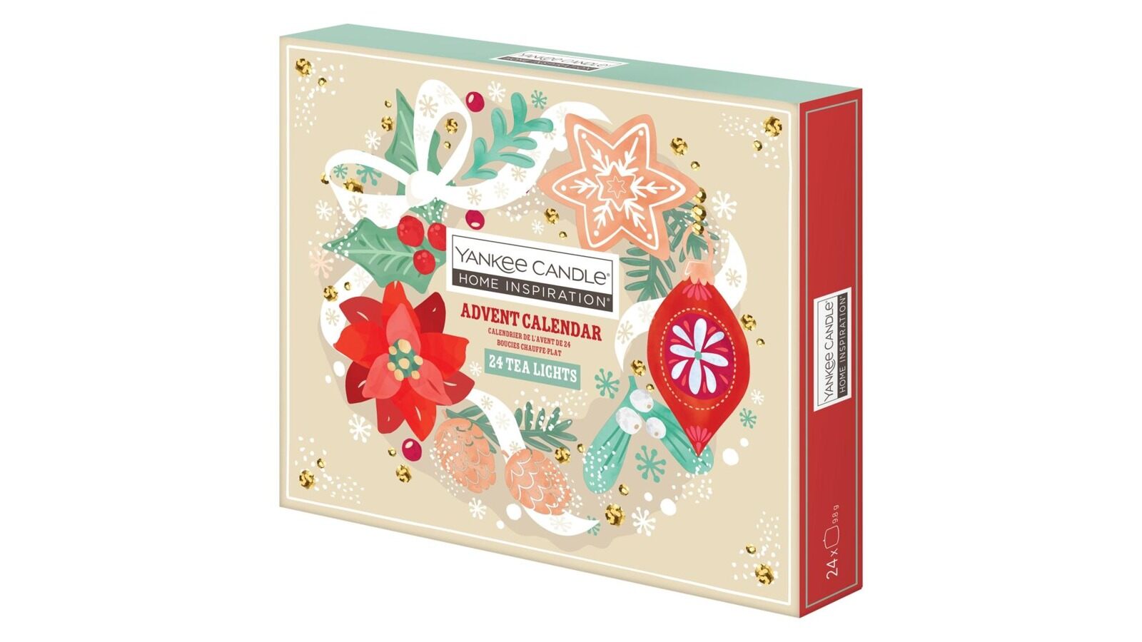 Calendrier de l’Avent Yankee Candle Home Inspiration 24 bougies chauffe-plat vendu chez Lidl