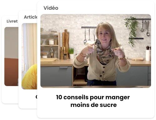 Vidéo de conseils de diététicienne dans l'espace Croq'Kilos