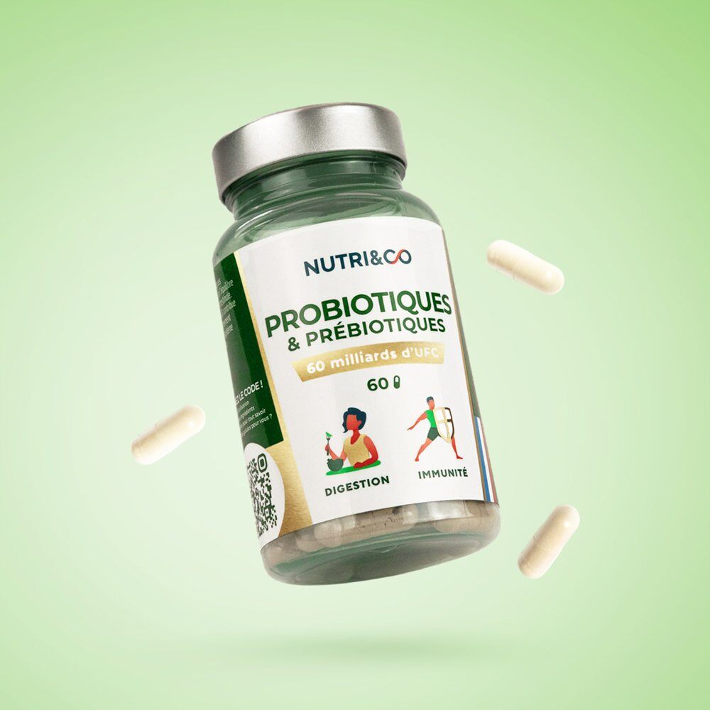 Flacon de Probiotiques et Prébiotiques Nutri&Co