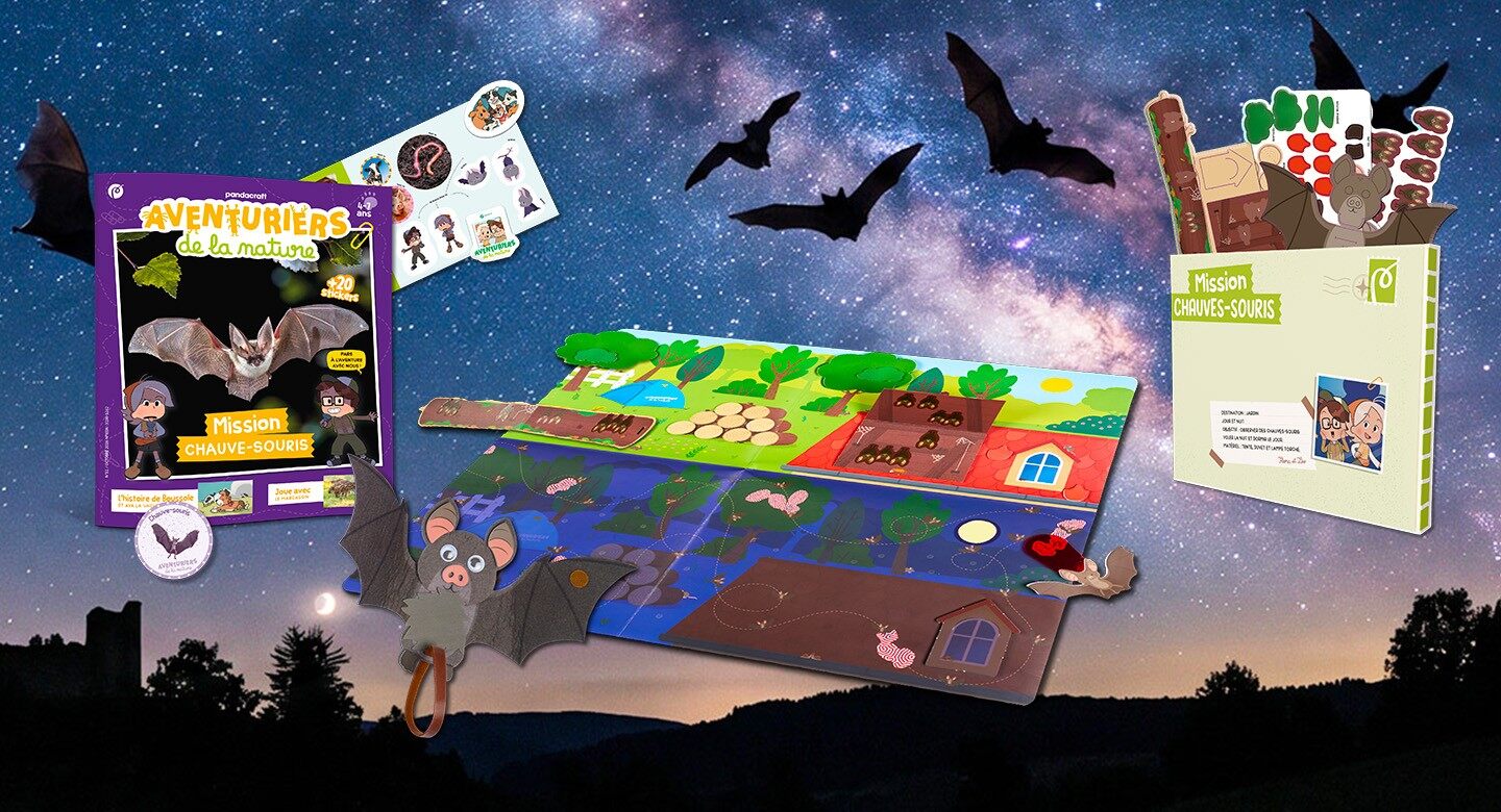 Le numéro Aventuriers de la Nature de Pandacraft avec un tigre, à côté des personnages Flora et Léo
